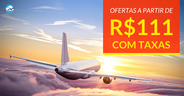 No ar promoções relâmpago GOL e Avianca Voos a partir de R 111