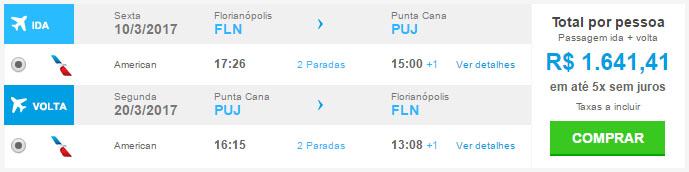 passagens aéreas promocionais para punta cana