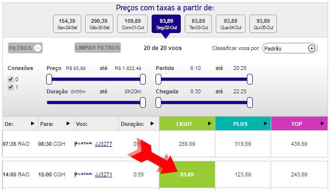 latam passagens