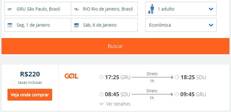 passagens aéreas baratas para janeiro 2018 gol