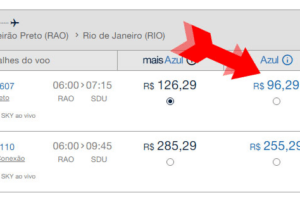 promoção azul passagens