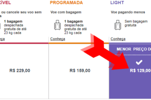 voos promocionais gol linhas aéreas