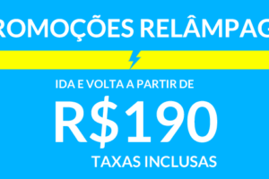 promoções relâmpago de passagens aéreas