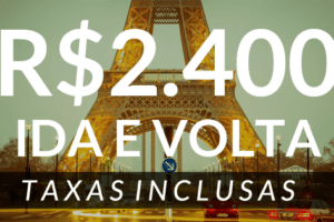 promoção de passagens paris