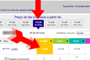 passagens aéreas promocionais latam