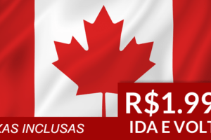 promoção de passagens aéreas canadá