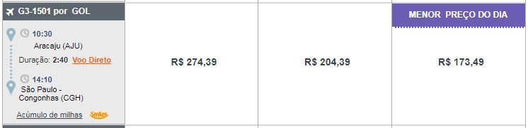 gol voos em promoção