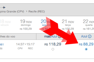 oferta de passagem aérea