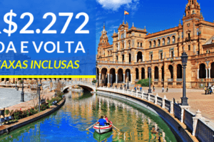 promoção de passagens aéreas espanha 2018