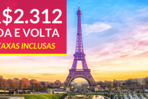 promoção de passagens aéreas paris 2018