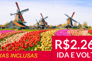 promoção de passagens aéreas amsterdã 2018
