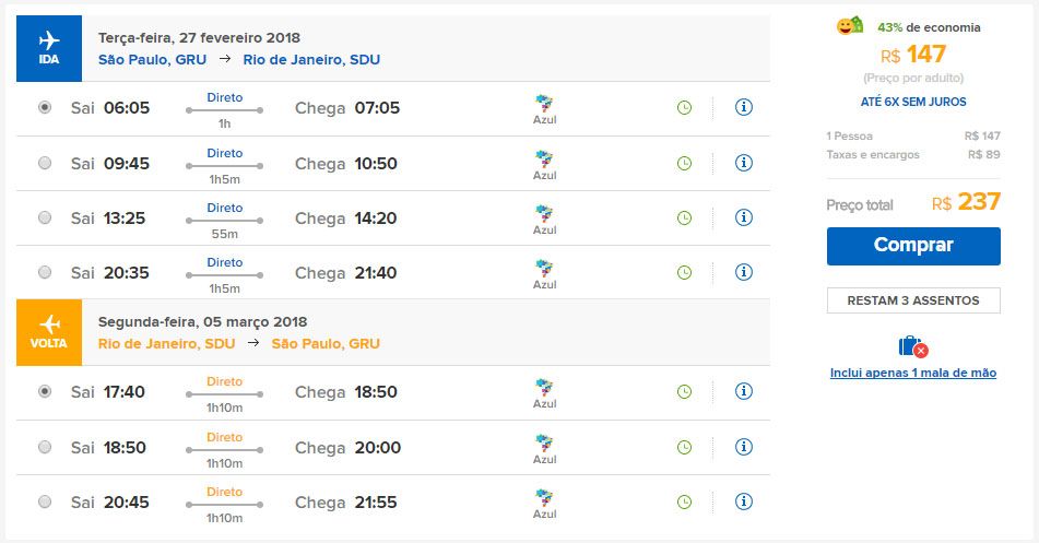 passagens aéreas nacionais em promoção