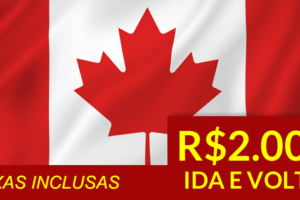 promoção de passagens aéreas Canadá 2018