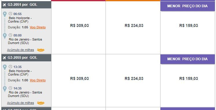 promoção gol passagens em promoção