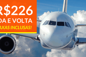 avião promoção de passagem
