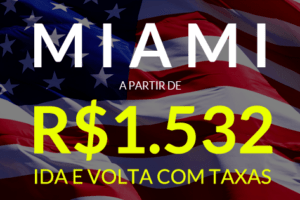 promoção passagem aerea Miami
