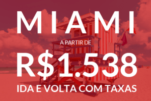 miami promoção de passagem aérea