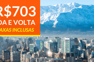 promoção passagem aérea santiago
