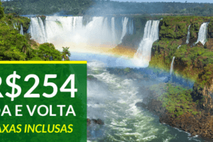 foz do iguaçu passagens ofertas