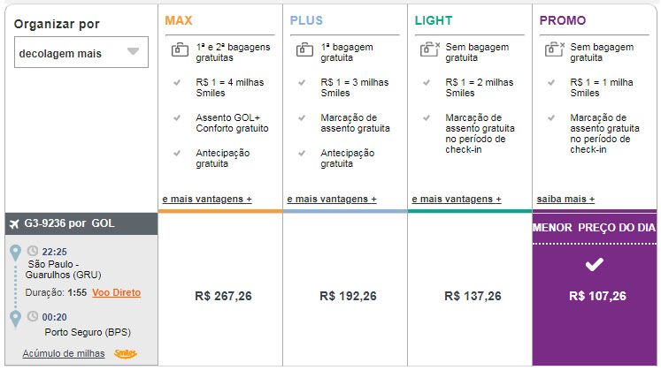 gol passagens promocão relâmpago