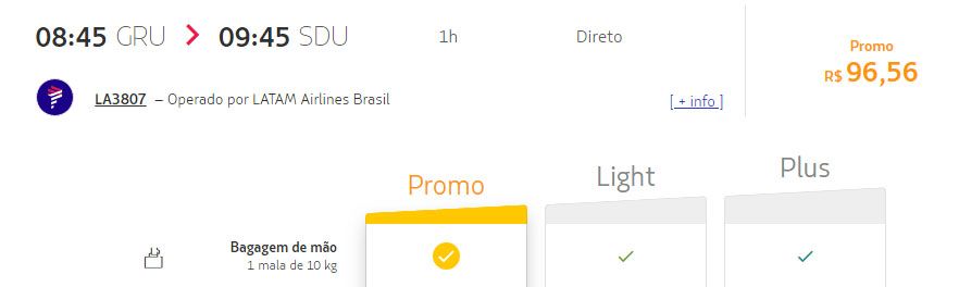 promoção latam passagem aérea