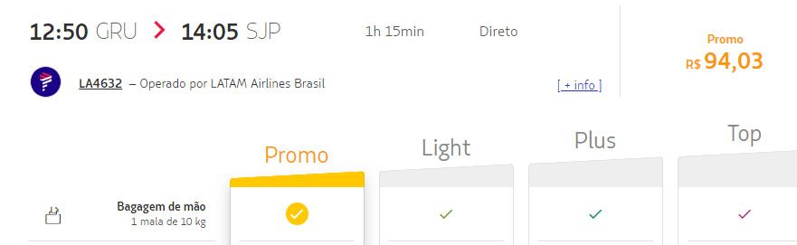 promoção latam passagens baratas