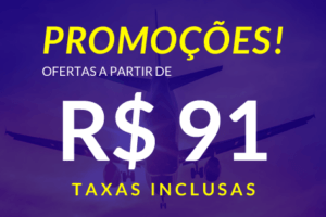 promoção de passagens GOL e LATAM
