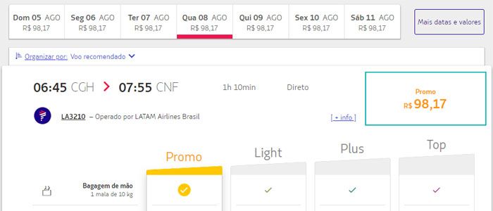 promoção relâmpago latam