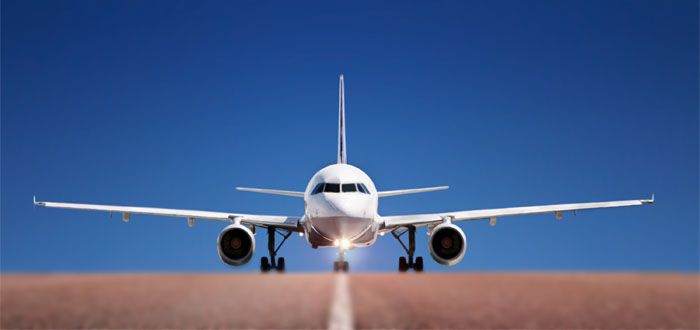 avião pista