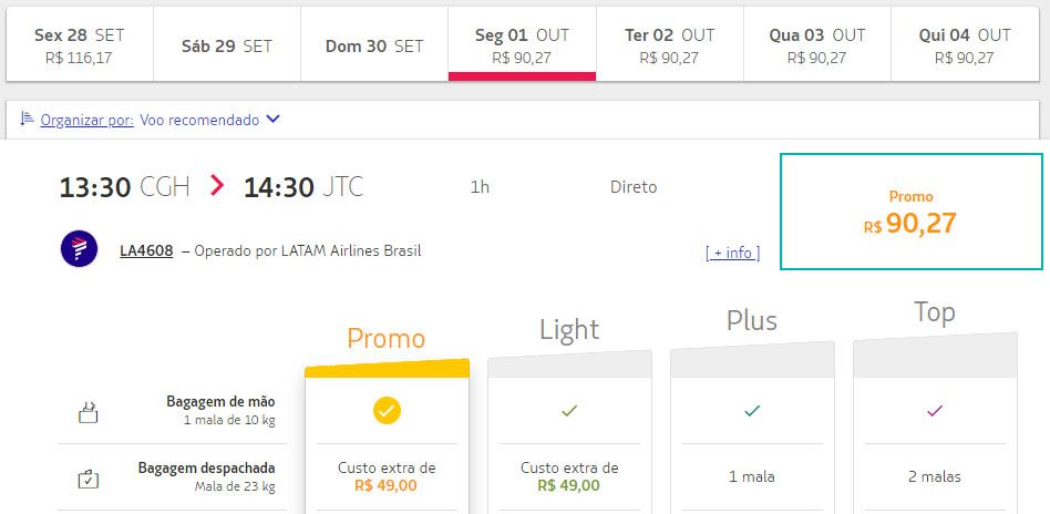 latam passagens promoção relâmpago