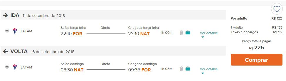 nordeste passagens promoção relâmpago