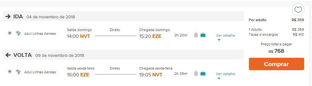 passagens buenos aires promoção