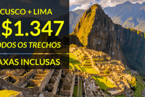 promoção de passagem aérea peru