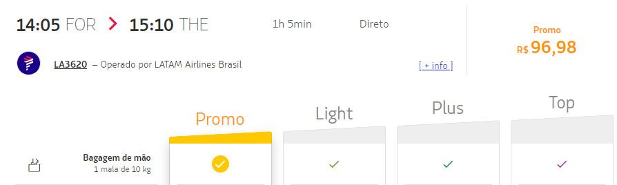 latam passagem promoção