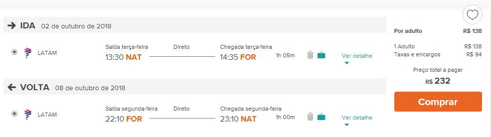 latam passagens nordeste