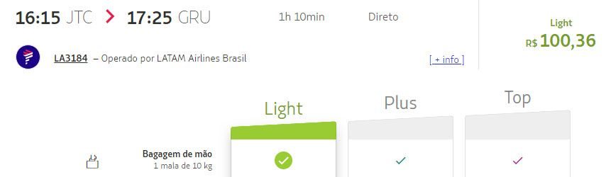 latam promoção passagens