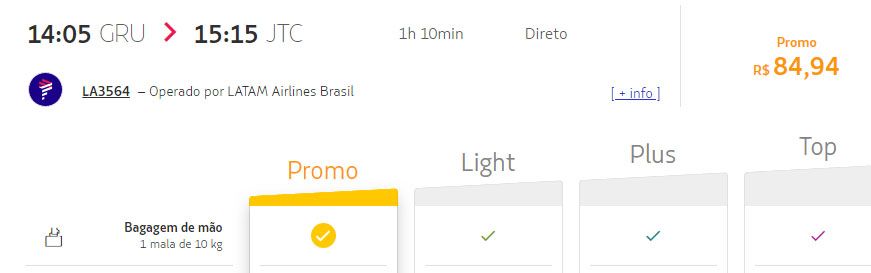 ofertas passagens brasil latam