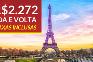 promoção passagem frança portugal