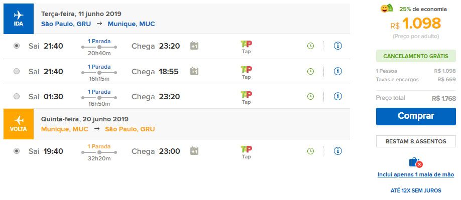 alemanha passagens promoção