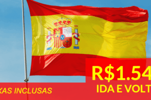 espanha oferta de passagem
