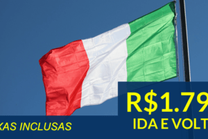 itália promoção passagem aérea