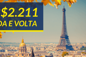 paris promoção passagens