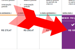 passagem promoção gol