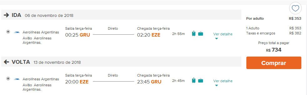 passagens promoção buenos aires arg