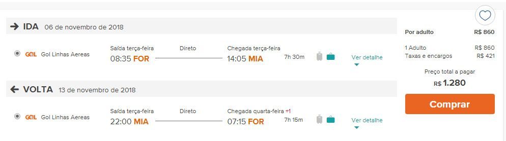 promoção miami e orlando