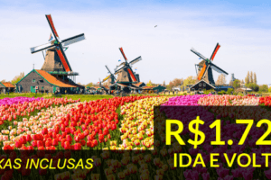 promoção passagem amsterdã