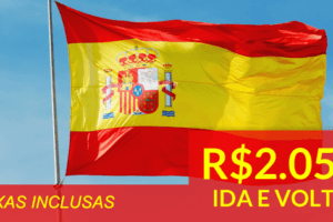 promoção passagem espanha hoje