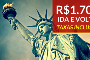 promoção relâmpago passagens nova york