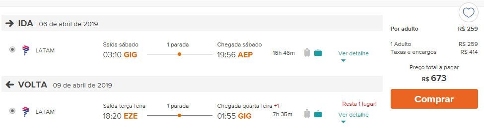 buenos aires passagens em promoção