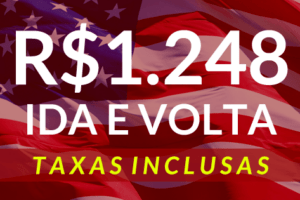 estados unidos promoção passagem aérea
